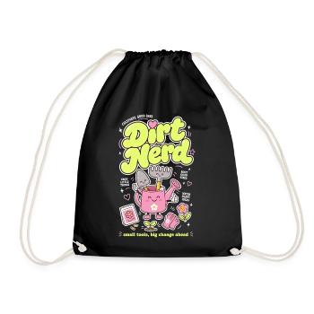 Urban Gardening Grow Your Own Plantlover - Drawstring Bag - black - Front