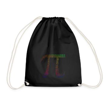 Pi Arc-en-ciel - Sac de sport léger - noir - Devant