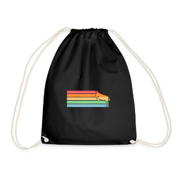 Donkey - Drawstring Bag - black - Front