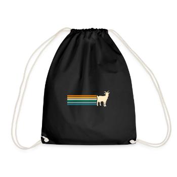 Chèvres - Sac de sport léger - noir - Devant