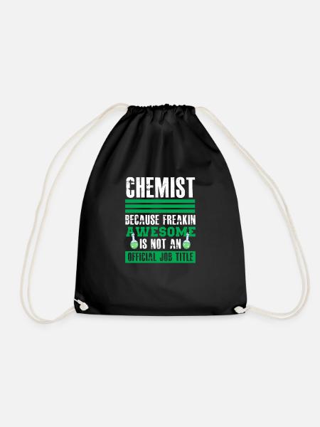 Chemiker - Turnbeutel - Schwarz