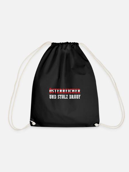 Österreicher Österreich - Turnbeutel - Schwarz