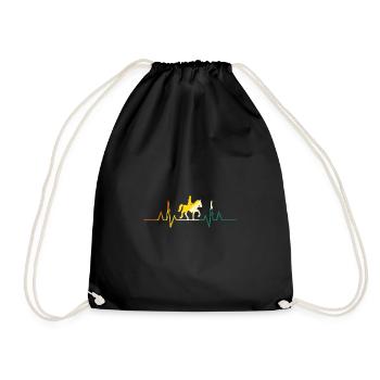 Monter à cheval Heartbeat - Sac de sport léger - noir - Devant