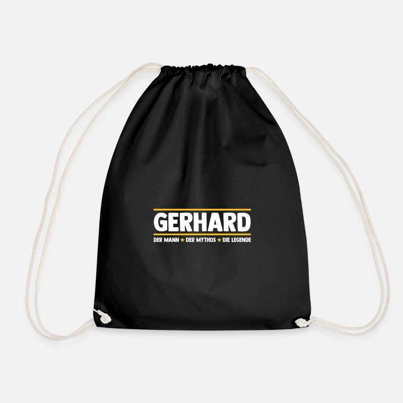 Gerhard - Turnbeutel - Schwarz