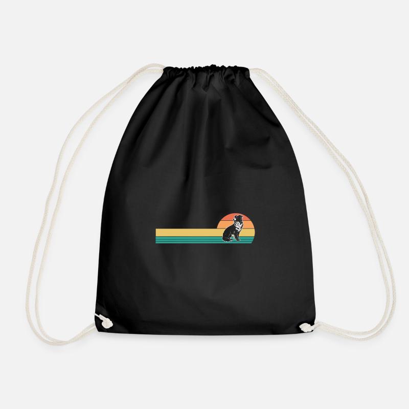 Border Collie - Turnbeutel - Schwarz