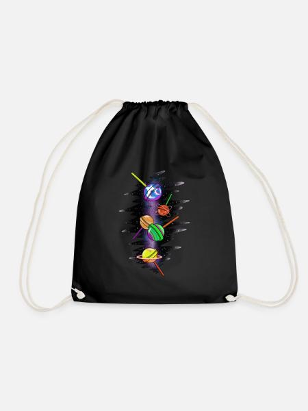 Lollipop Universe - Turnbeutel - Schwarz