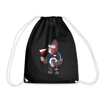 Gorille polonais - Sac de sport léger - noir - Devant