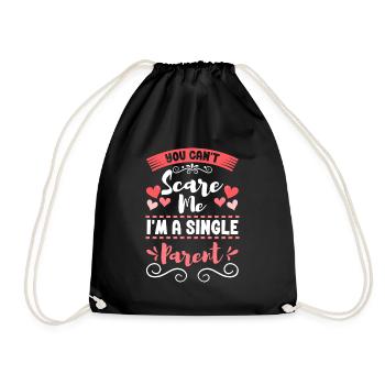 Parent, Child, Father's Day, Responsibility - Drawstring Bag - black - Front