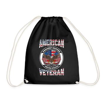 Amérique Patriote Liberté Touriste - Sac de sport léger - noir - Devant