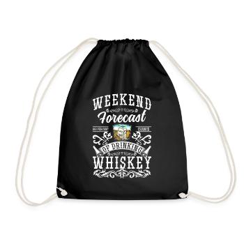 Bar à boire de bouteille de rhum - Sac de sport léger - noir - Devant