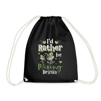 Vacances de la bière du barman - Sac de sport léger - noir - Devant