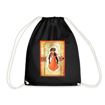 Victorian Lady Orange - Turnbeutel - Schwarz - Vorne