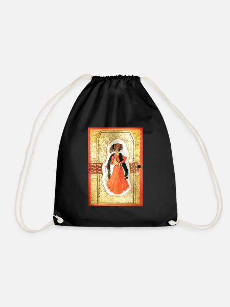 Victorian Lady Orange - Turnbeutel - Schwarz