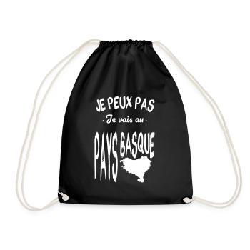 Mode Basque activé - Sac de sport léger - noir - Devant