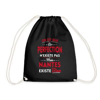 Perfection n'existe pas Nantes existe bien - Sac de sport léger - noir - Devant