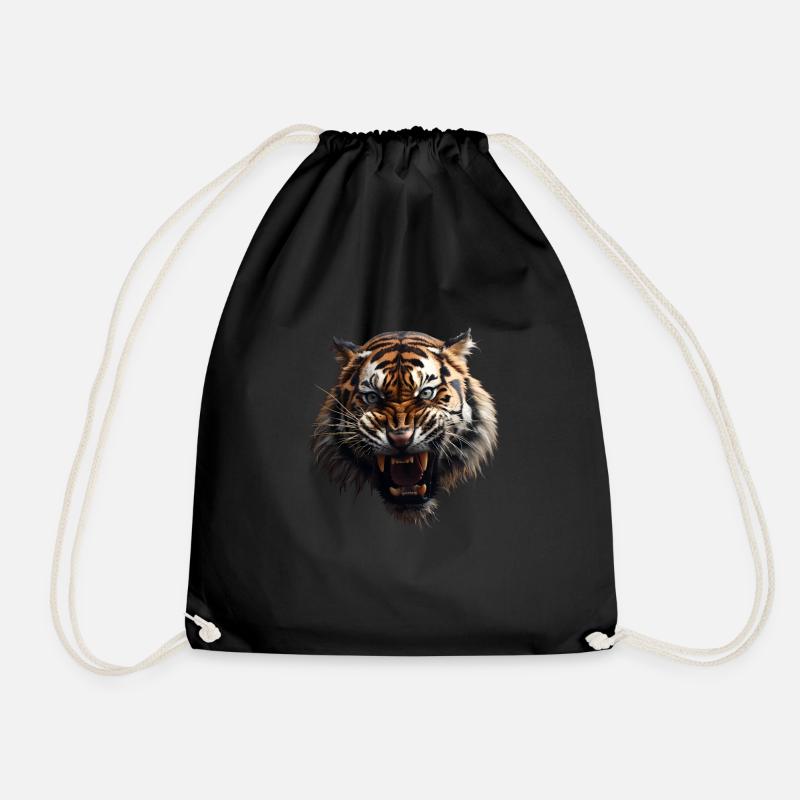 Tiger - Turnbeutel - Schwarz