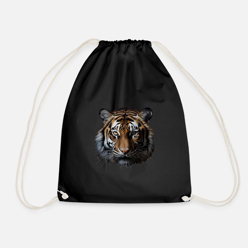 Tigre - Sac de sport léger - noir