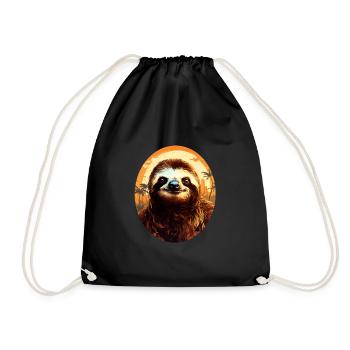 Paresse - Sac de sport léger - noir - Devant