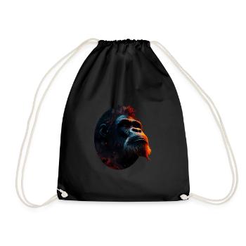 Gorille - Sac de sport léger - noir - Devant