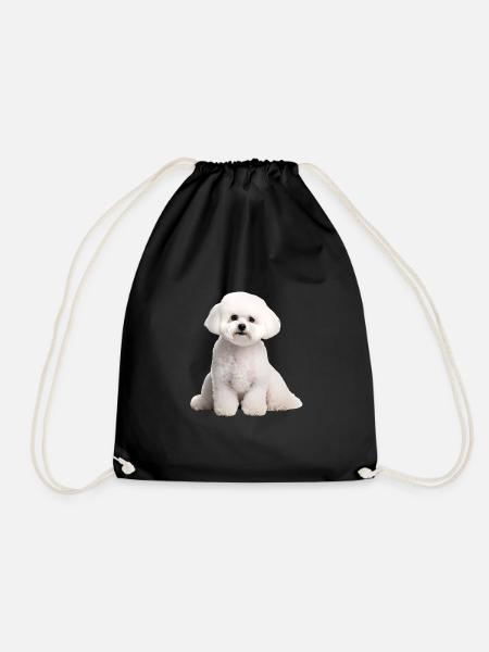 Bichon Frise - Turnbeutel - Schwarz