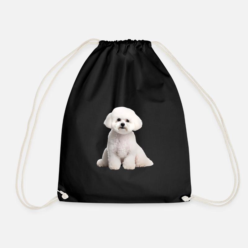 Bichon Frise - Turnbeutel - Schwarz