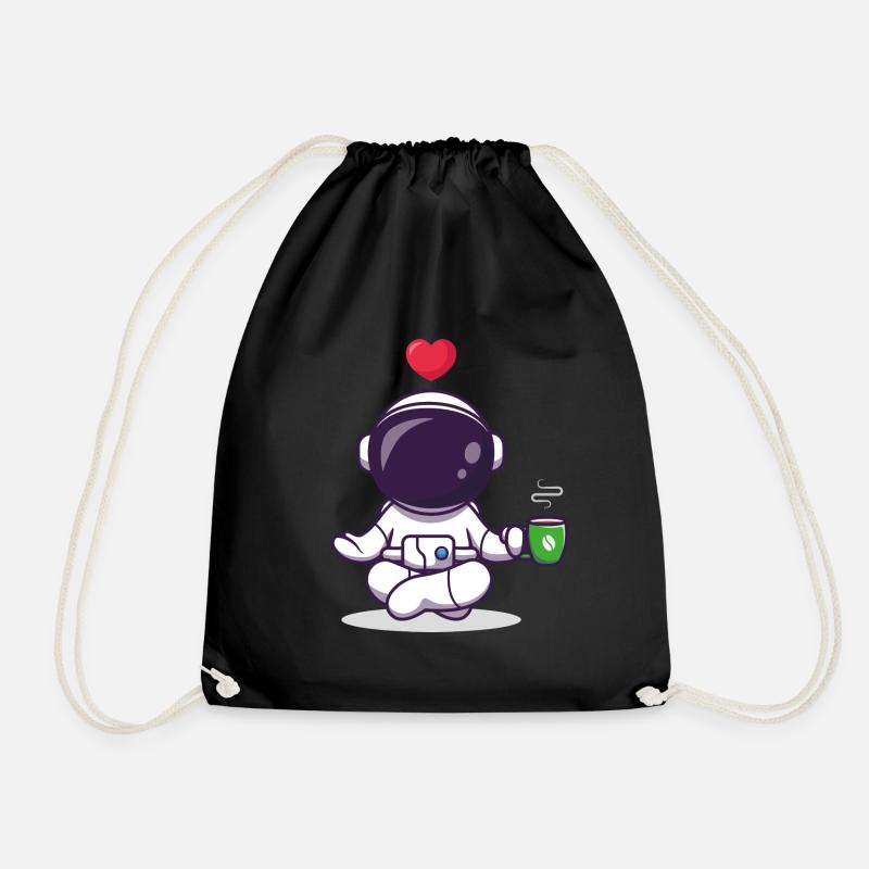 CAFE ASTRONAUT - Turnbeutel - Schwarz