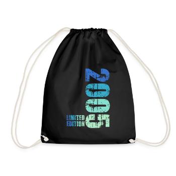 20th Birthday Class 2005 - Drawstring Bag - black - Front