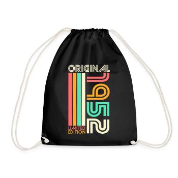 1952 Cadeau d’anniversaire Vintage Vintage Rétro - Sac de sport léger - noir - Devant