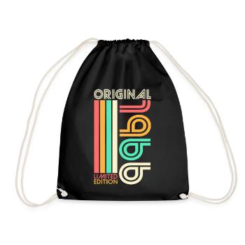 1966 Cadeau d’anniversaire Vintage Vintage Rétro - Sac de sport léger - noir - Devant