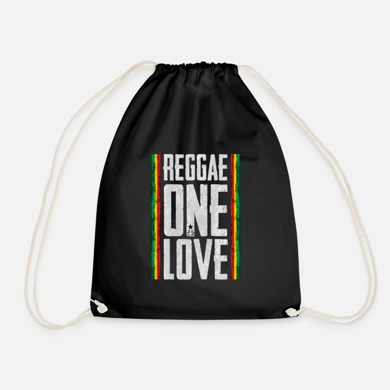 reggae one love - Turnbeutel - Schwarz