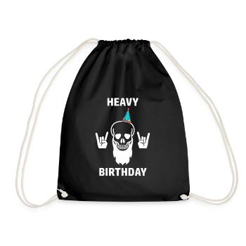 Anniversaire lourd - Sac de sport léger - noir - Devant