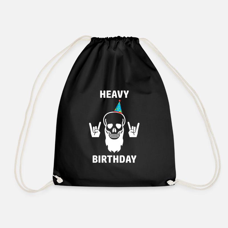 Heavy Birthday - Turnbeutel - Schwarz