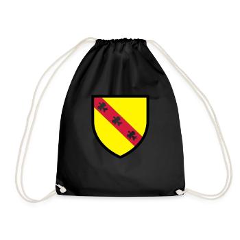 Blason Lorraine (T) - Sac de sport léger - noir - Devant