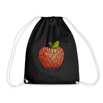 new York - Drawstring Bag - black - Front