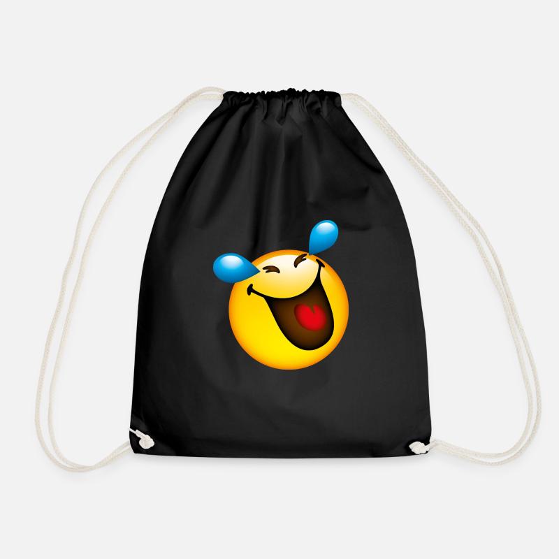 Smiley Smile - Turnbeutel - Schwarz