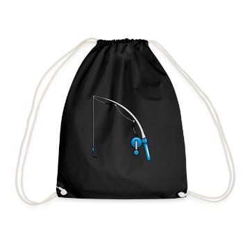 bébé enfant de pêche - Sac de sport léger - noir - Devant