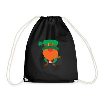 Gnom lutin - Sac de sport léger - noir - Devant
