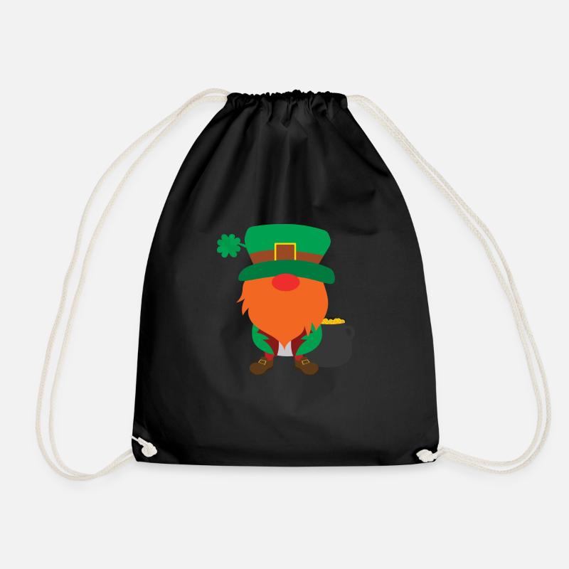 Kobold Gnom - Turnbeutel - Schwarz