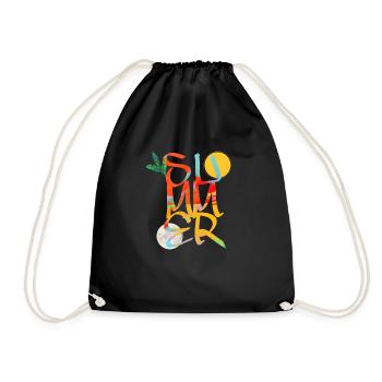 été - Sac de sport léger - noir - Devant
