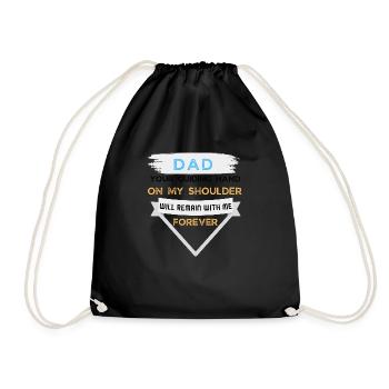 Dad Father Best Dad Forever - Drawstring Bag - black - Front