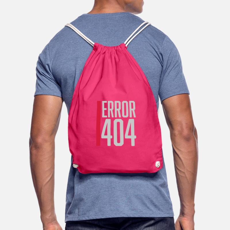 Error Code Error 404 Drawstring Bag