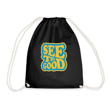 voir la bonne citation - Sac de sport léger - noir - Devant