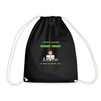 Informaticien, informatique - Sac de sport léger - noir - Devant