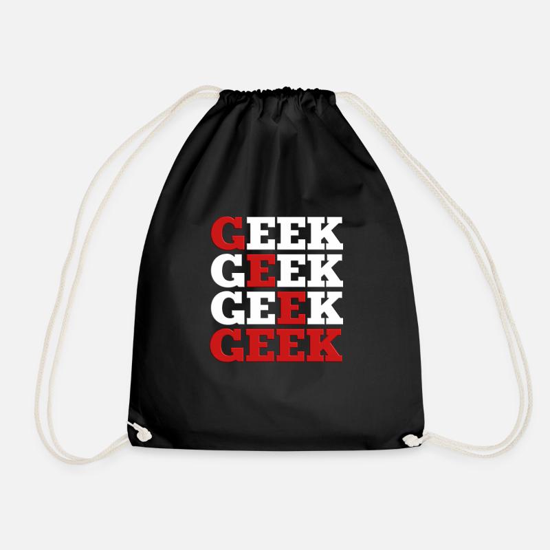 Geek - Turnbeutel - Schwarz