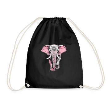 Hako l éléphant - Sac de sport léger - noir - Devant