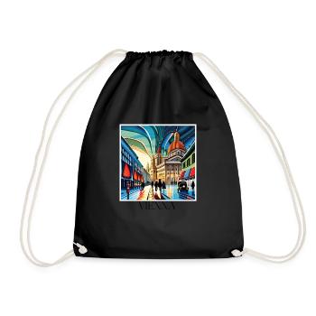 VIENNA - Drawstring Bag - black - Front