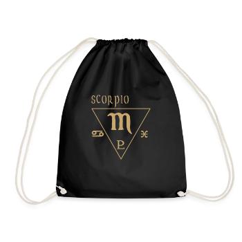 Scorpion - Drawstring Bag - black - Front