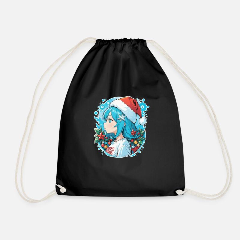 Noel Kawaï Manga - Drawstring Bag - black