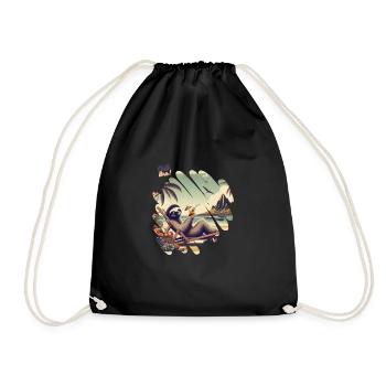 Chill Bro - Relax T - Drawstring Bag - black - Front