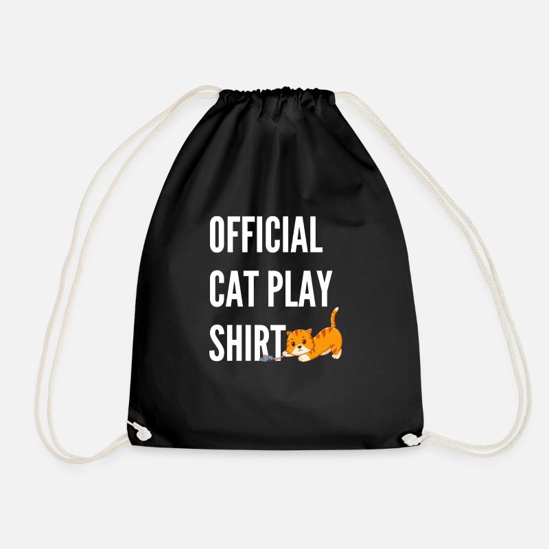 Offisiell Cat Game Shirt - Gymbag - svart